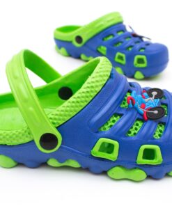 papuci verzi spuma pentru copii