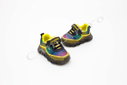 adidasi colorati cu led pentru copii