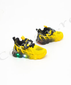 adidasi galbeni cu led