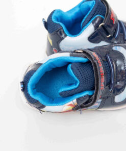 ghete bleumarin cu led spiderman